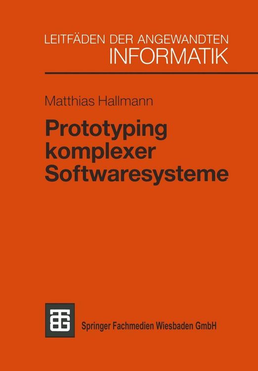 Produktbild: Prototyping komplexer Softwaresysteme