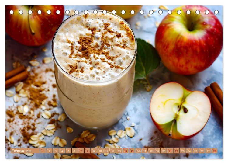 Produktbild: Alles Apfel oder was?! - K&ouml;stliche Apfelgerichte f&uuml;r jede Gelegenheit! (Tischkalender 2026 DIN A5 quer), CALVENDO Monatskalender