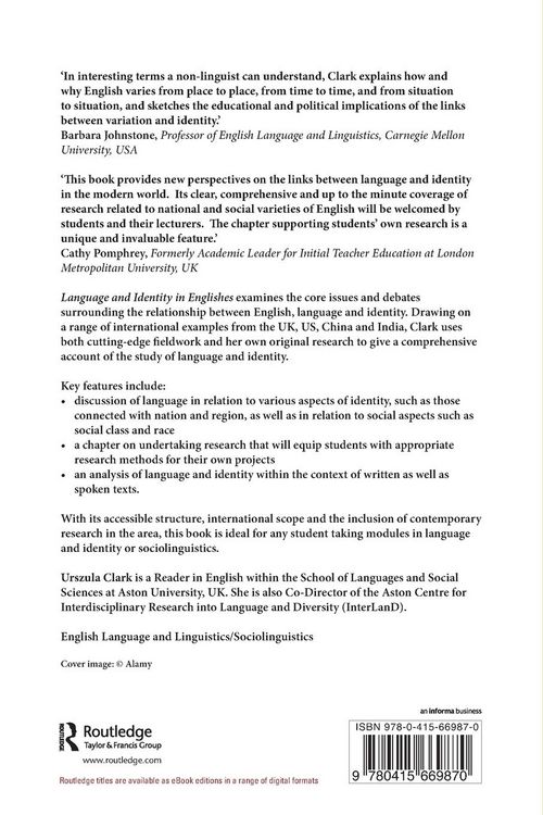 Produktbild: Language and Identity in Englishes