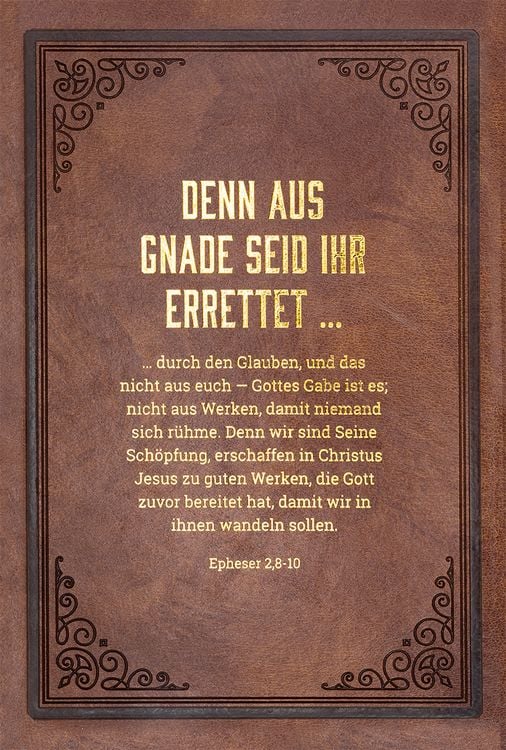Produktbild: Notizbuch: Aus Gnade errettet