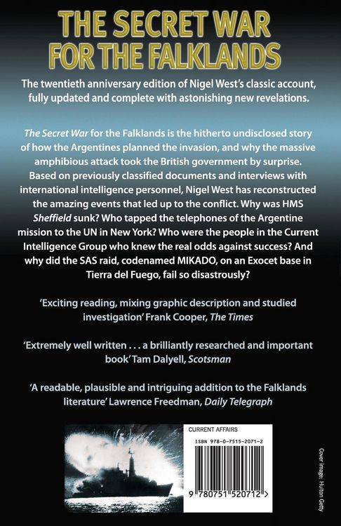 Produktbild: The Secret War for the Falklands
