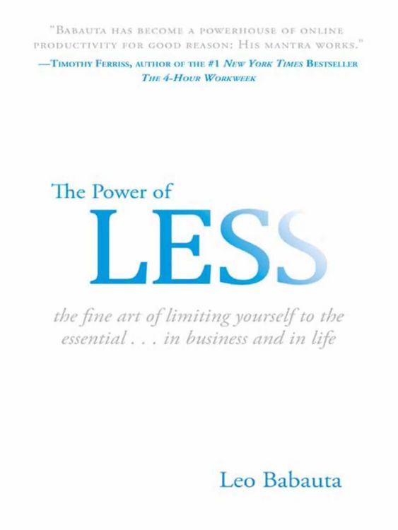 Produktbild: The Power of Less