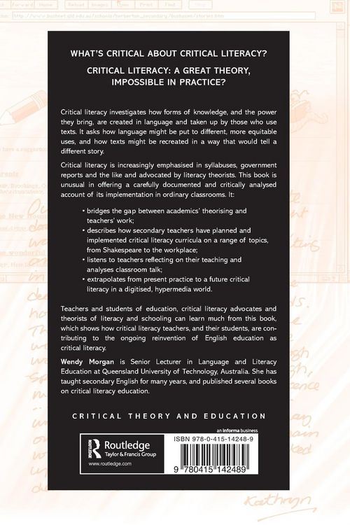Produktbild: Critical Literacy in the Classroom