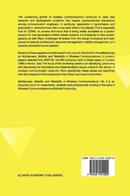 Produktbild: Multiaccess, Mobility and Teletraffic in Wireless Communications: Volume 4