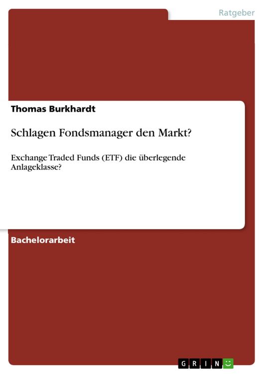 Produktbild: Schlagen Fondsmanager den Markt?