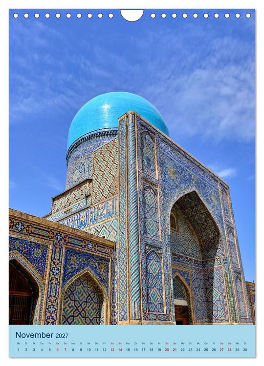 Produktbild: Usbekistan - Historische Architektur (Wandkalender 2027 DIN A4 hoch), CALVENDO Monatskalender