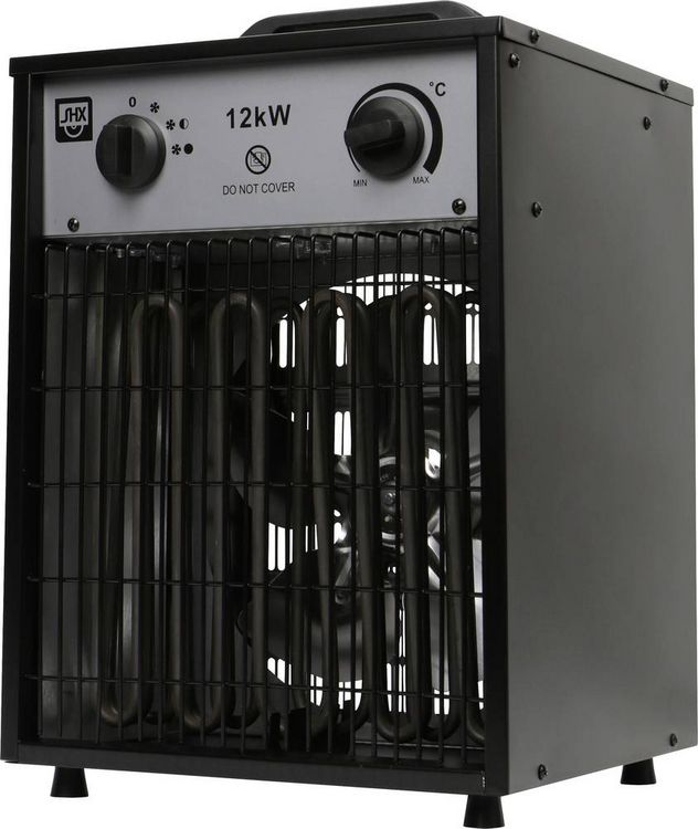 Produktbild: SHX SHX12KW2025 Bauheizer 12000W Schwarz/Grau