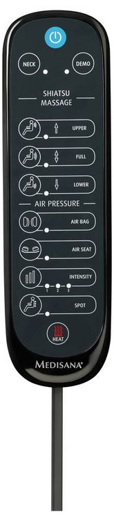 Produktbild: Medisana MCG 820 Komfort Shiatsu- Massagesitzauflage Massageger&auml;t 60W Schwarz
