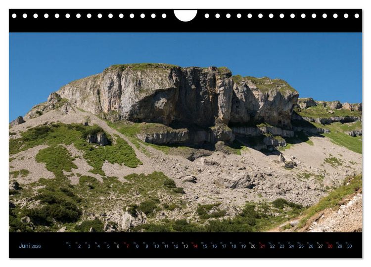 Produktbild: Region Oberstdorf - Kleinwalsertal und Nebelhorn (Wandkalender 2026 DIN A4 quer), CALVENDO Monatskalender
