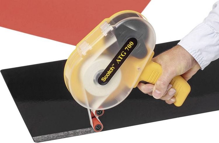 Produktbild: 3M Packband-Abroller ATG 700 Gelb Rollenbreite (max.): 19mm Rollenl&auml;nge (max.) 55m