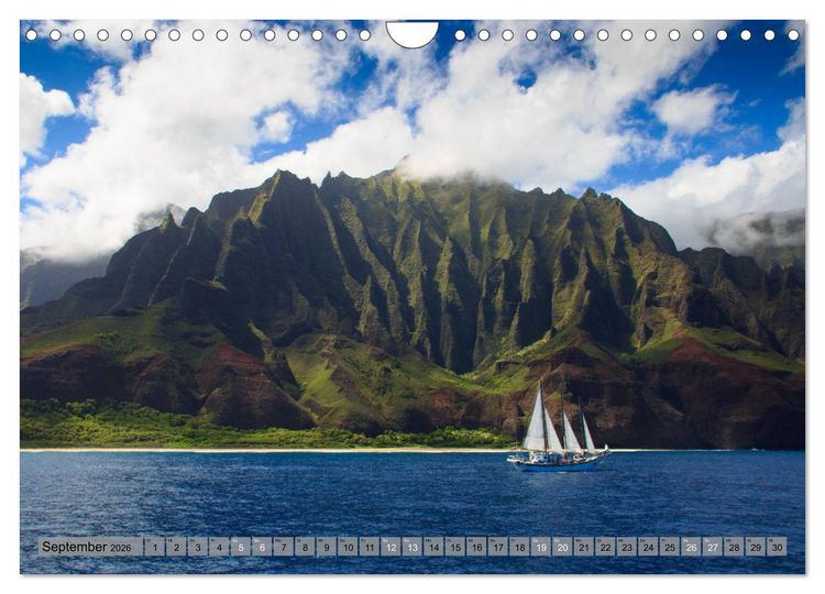Produktbild: Kauai - Einmal Paradies und zur&uuml;ck (Wandkalender 2026 DIN A4 quer), CALVENDO Monatskalender