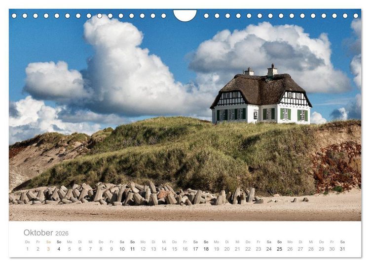 Produktbild: Traumziel D&auml;nemark (Wandkalender 2026 DIN A4 quer), CALVENDO Monatskalender