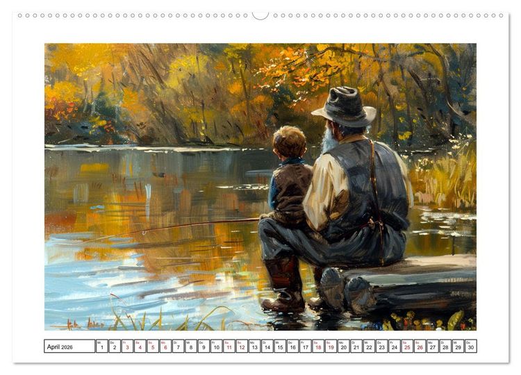 Produktbild: Facetten des alten Landlebens (Wandkalender 2026 DIN A2 quer), CALVENDO Monatskalender