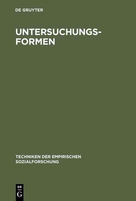 Produktbild: Untersuchungsformen