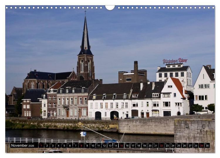 Produktbild: Maastricht - Stadtbummel (Wandkalender 2026 DIN A3 quer), CALVENDO Monatskalender