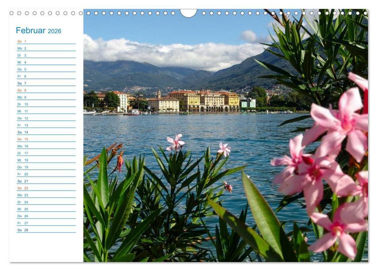 Produktbild: Wundersch&ouml;nes Tessin (Wandkalender 2026 DIN A3 quer), CALVENDO Monatskalender