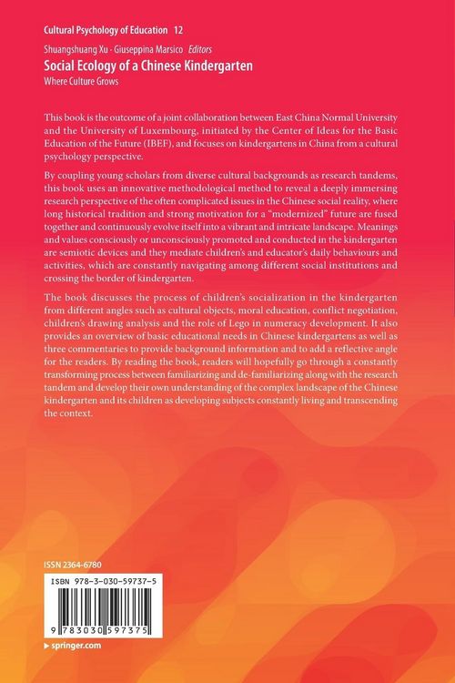Produktbild: Social Ecology of a Chinese Kindergarten