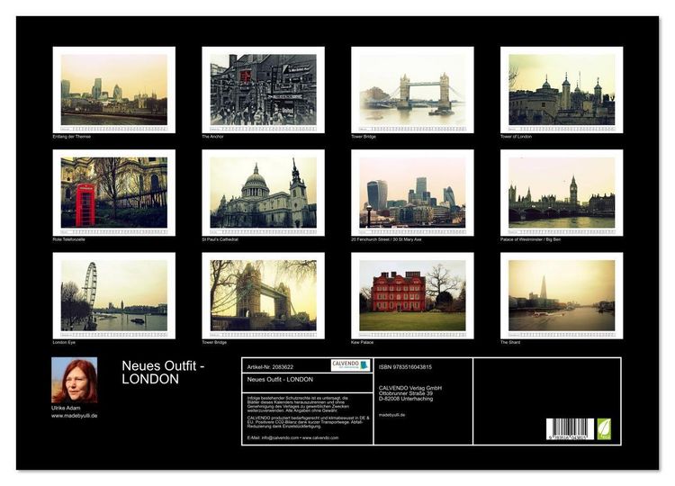 Produktbild: Neues Outfit - LONDON (Wandkalender 2026 DIN A2 quer), CALVENDO Monatskalender