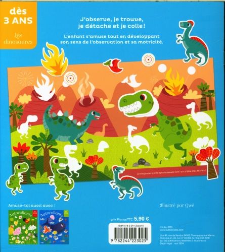 Produktbild: Les dinosaures : d&egrave;s 3 ans