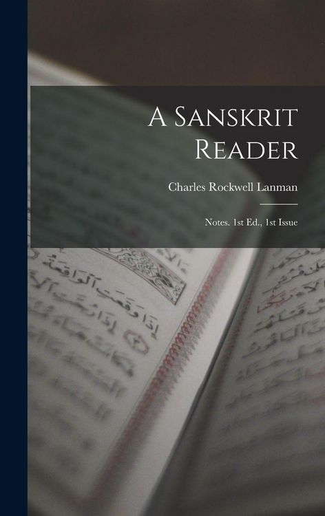 Produktbild: A Sanskrit Reader