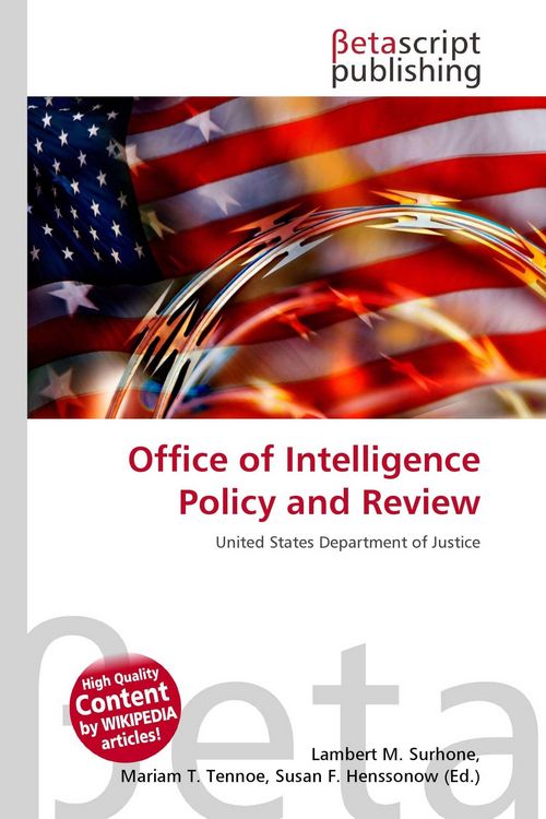 Produktbild: Office of Intelligence Policy and Review