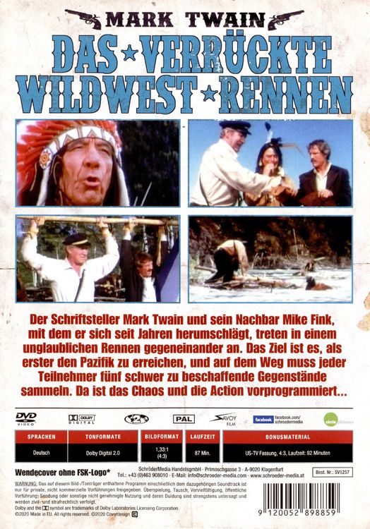 Produktbild: Das verr&uuml;ckte Wildwest-Rennen