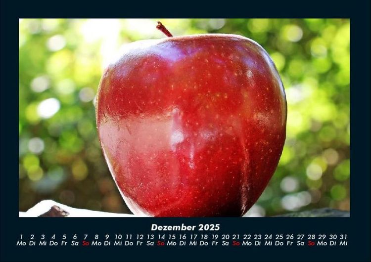 Produktbild: Obstkalender 2025 Fotokalender DIN A4