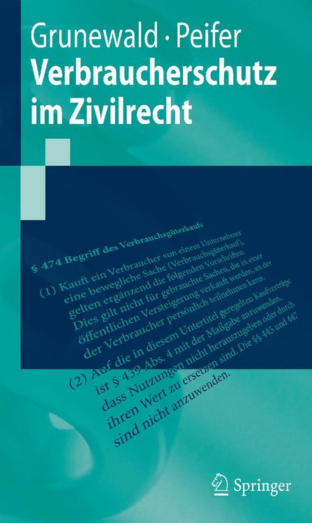 Produktbild: Verbraucherschutz im Zivilrecht