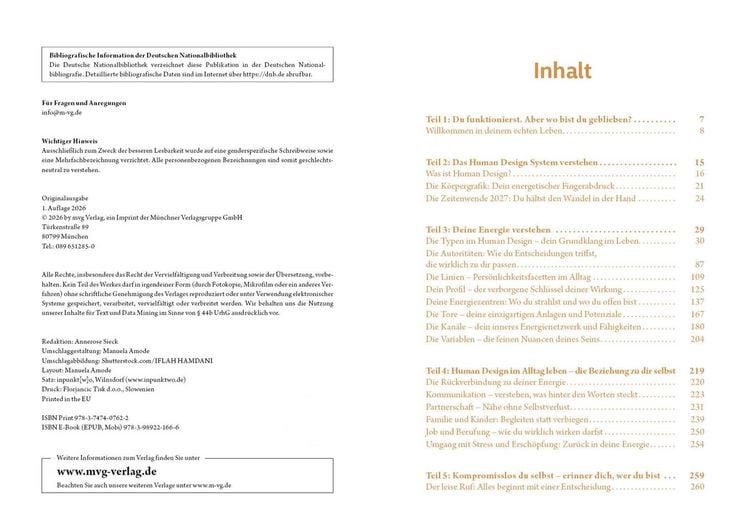 Produktbild: Human Design: Zur&uuml;ck in deine Energie