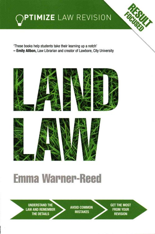 Produktbild: Warner Reed, E: Optimize Land Law