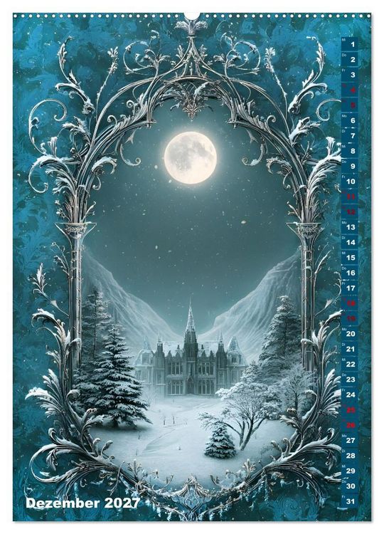 Produktbild: Umbrae Libri (hochwertiger Premium Wandkalender 2027 DIN A2 hoch), Kunstdruck in Hochglanz