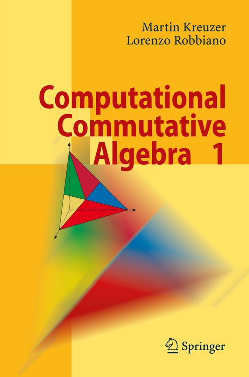 Produktbild: Computational Commutative Algebra 1