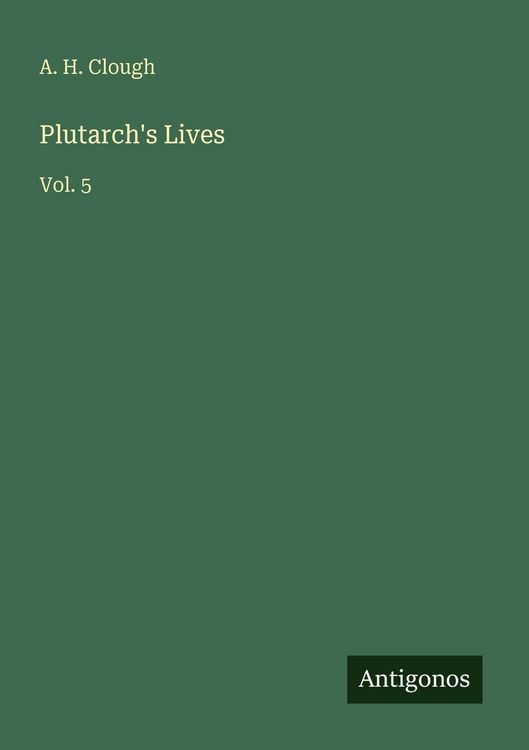 Produktbild: Plutarch's Lives