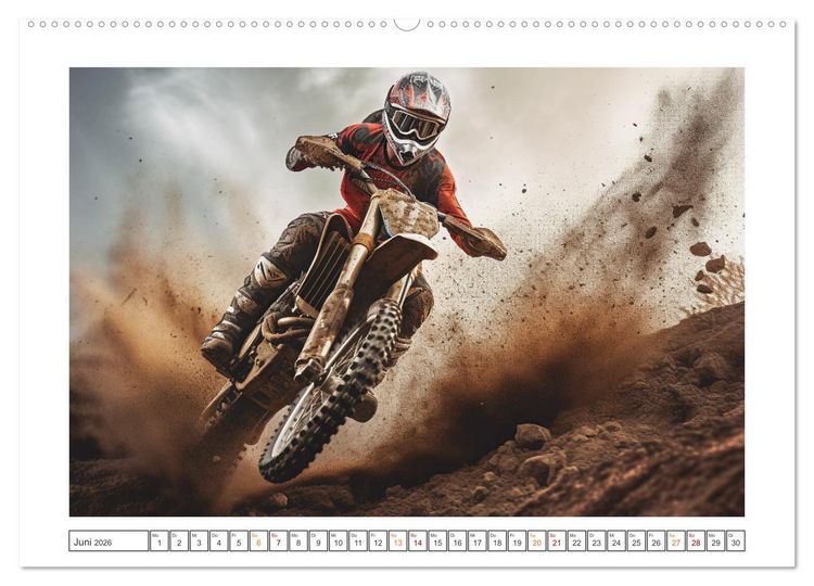 Produktbild: Motorcross Welt (Wandkalender 2026 DIN A2 quer), CALVENDO Monatskalender