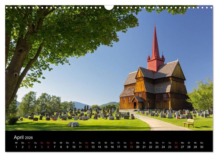 Produktbild: Traumziel Norwegen 2026 (Wandkalender 2026 DIN A3 quer), CALVENDO Monatskalender