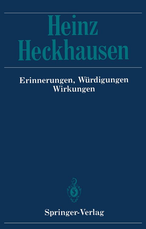 Produktbild: Heinz Heckhausen
