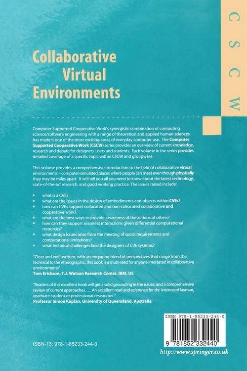Produktbild: Collaborative Virtual Environments