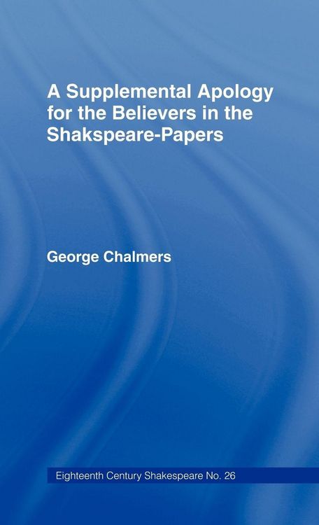 Produktbild: Supplemental Apology for Believers in Shakespeare Papers