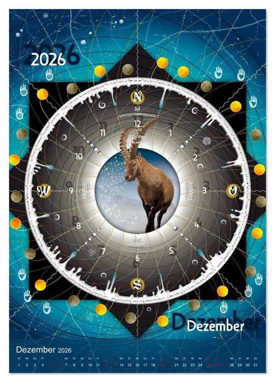 Produktbild: Jahreskreise (Wandkalender 2026 DIN A3 hoch), CALVENDO Monatskalender