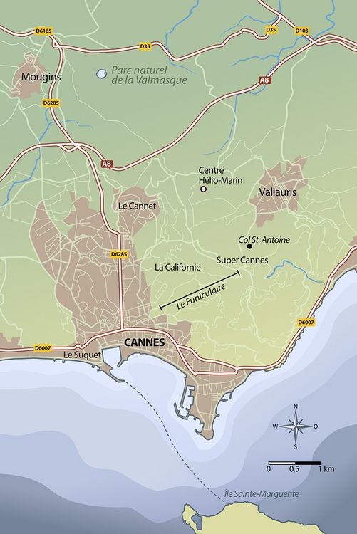 Produktbild: Vollmond &uuml;ber der C&ocirc;te d'Azur