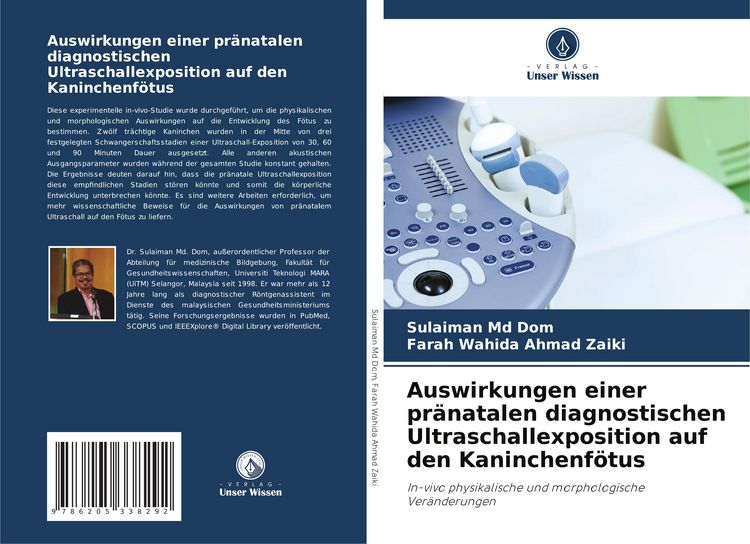 Produktbild: Auswirkungen einer pr&auml;natalen diagnostischen Ultraschallexposition auf den Kaninchenf&ouml;tus