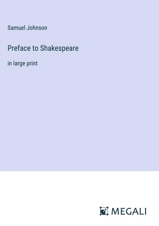 Produktbild: Preface to Shakespeare