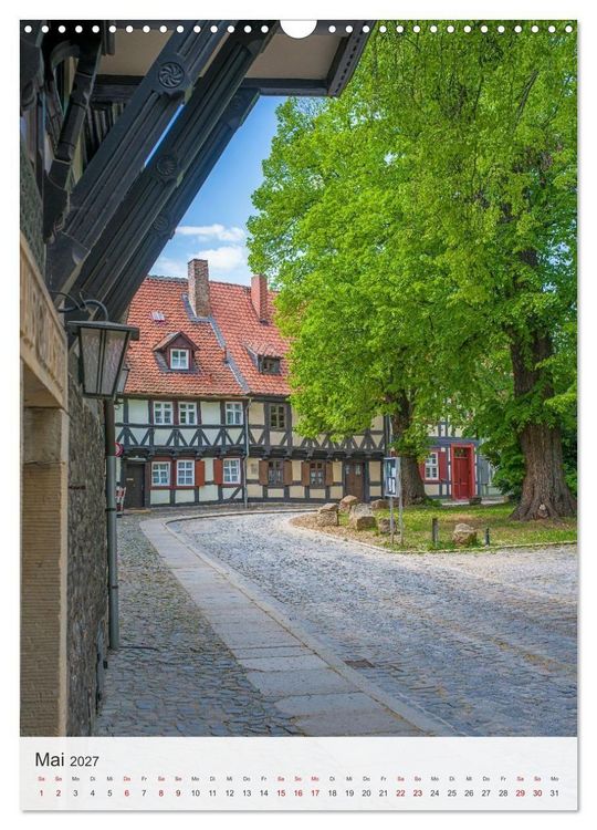 Produktbild: Wernigerode - Mittelalterliches Flair am Rande des Harzes (Wandkalender 2027 DIN A3 hoch), CALVENDO Monatskalender