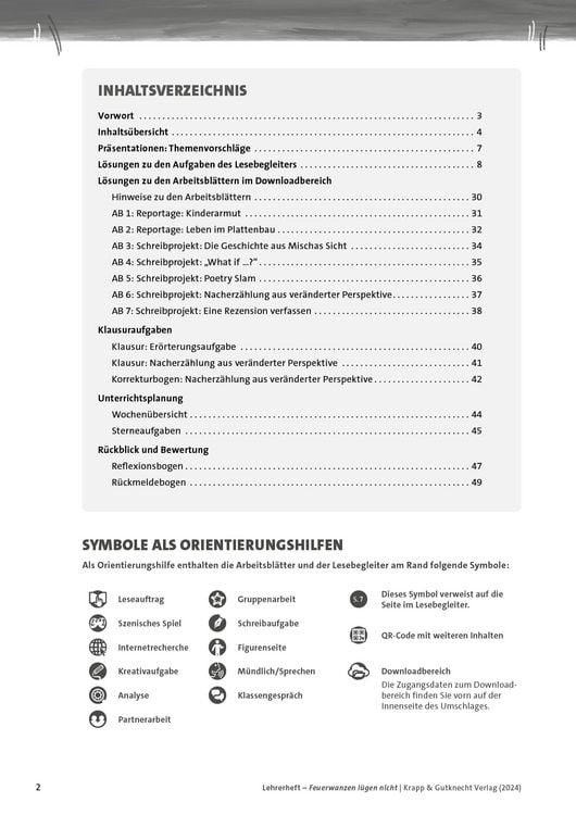 Produktbild: Feuerwanzen l&uuml;gen nicht &ndash; Stefanie H&ouml;fler &ndash; Lehrerheft