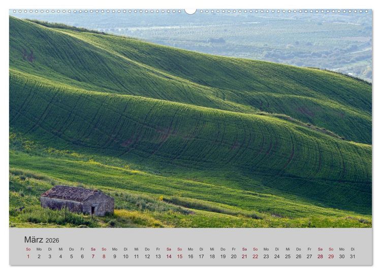 Produktbild: Sizilien 2026 (Wandkalender 2026 DIN A2 quer), CALVENDO Monatskalender