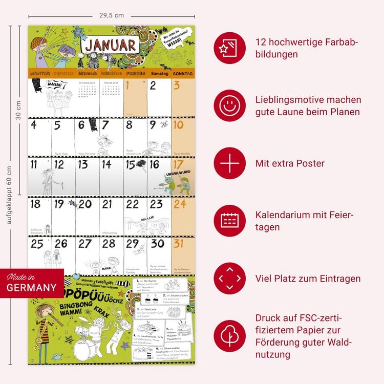 Produktbild: Lotta-Leben Broschurkalender 2027