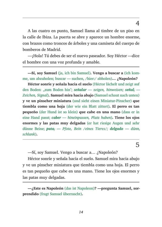 Produktbild: El paseador de perros - Spanisch lernen mit lustigen Kurzgeschichten A1-A2 (+ Audio-Online)