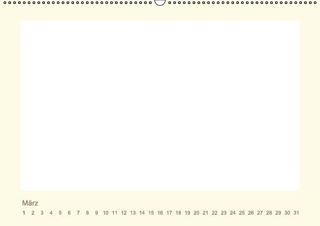 Produktbild: Immerw&auml;hrender Kalender zum selber Gestalten (Wandkalender immerw&auml;hrend DIN A2 quer)