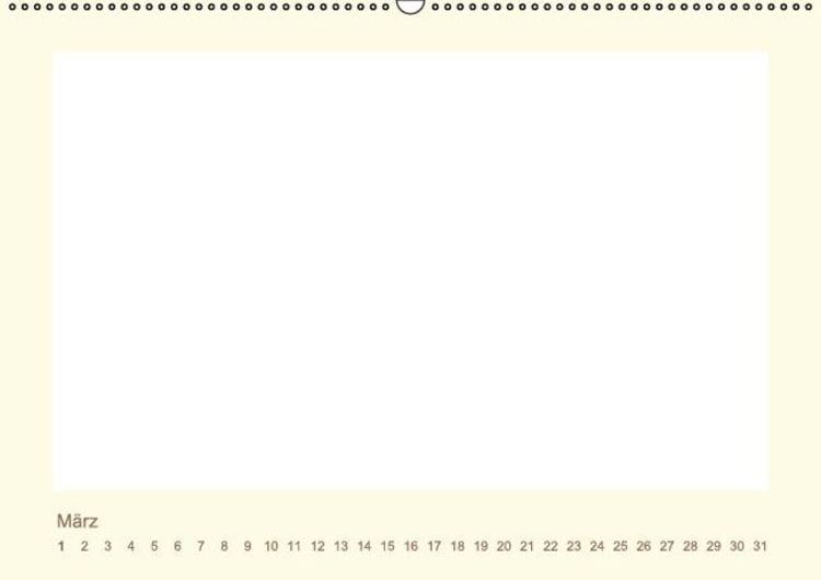 Produktbild: Immerw&auml;hrender Kalender zum selber Gestalten (Wandkalender immerw&auml;hrend DIN A4 quer)