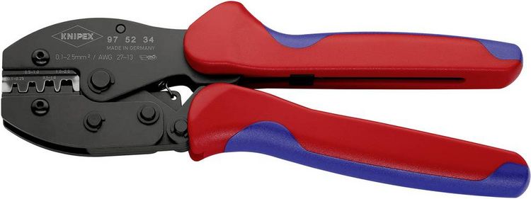 Produktbild: Knipex PRECIFORCE 97 52 34 Crimpzange Unisolierte, offene Steckverbinder 0.1 bis 2.5mm&sup2;